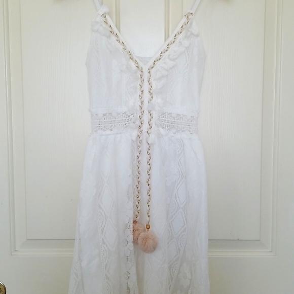 Beachy Boho Maxi Lace Dress - Picture 6 of 8